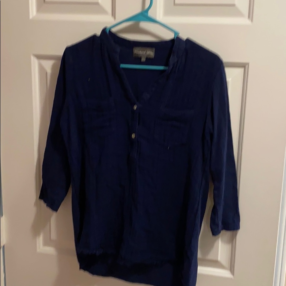 Michael stars navy blue  shirt